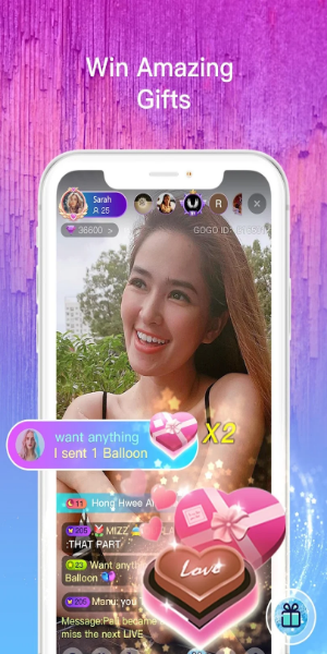 GOGO LIVE Streaming Video Chat Screenshot 1