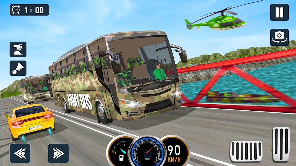 Army Bus Game Army Driving Schermafbeelding 4