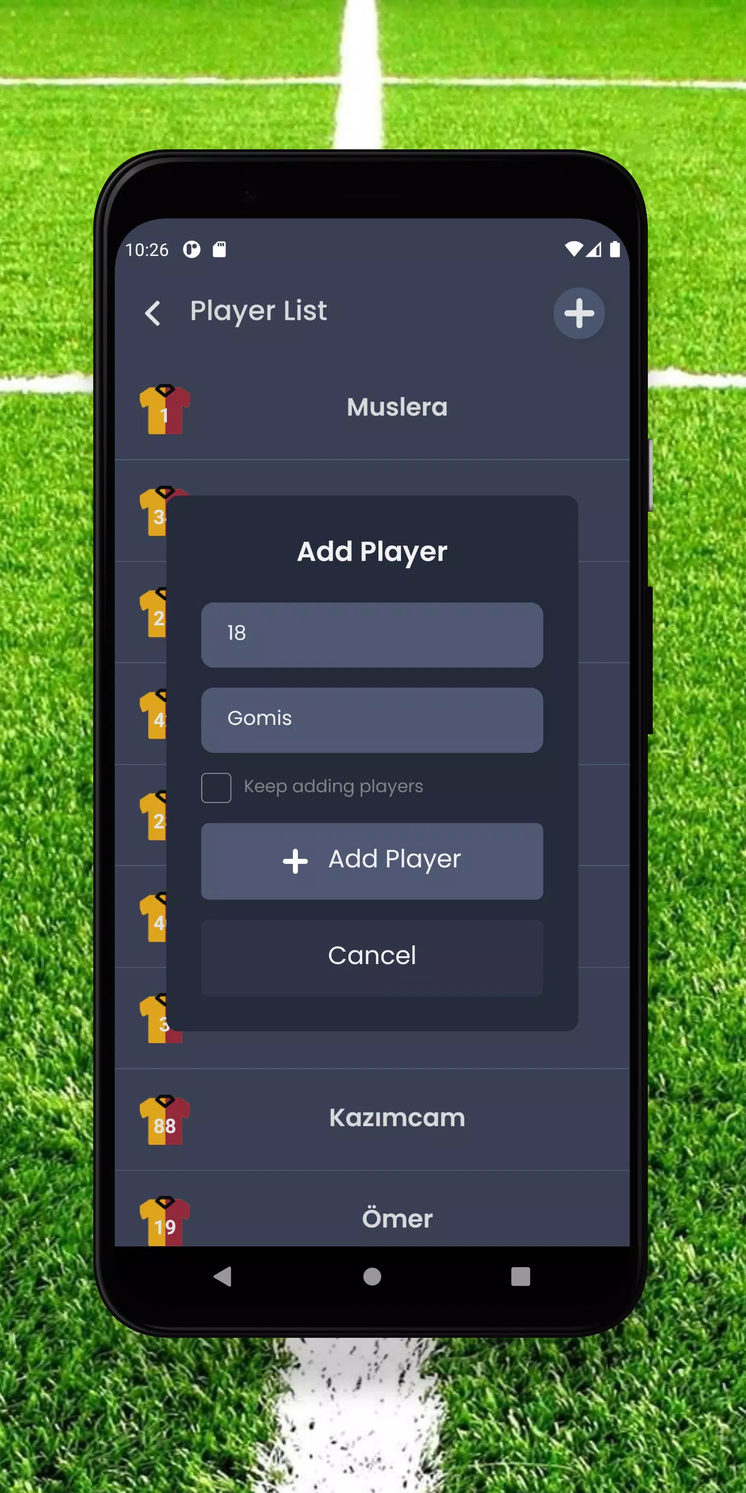 Lineupper - Lineup Builder Screenshot 4