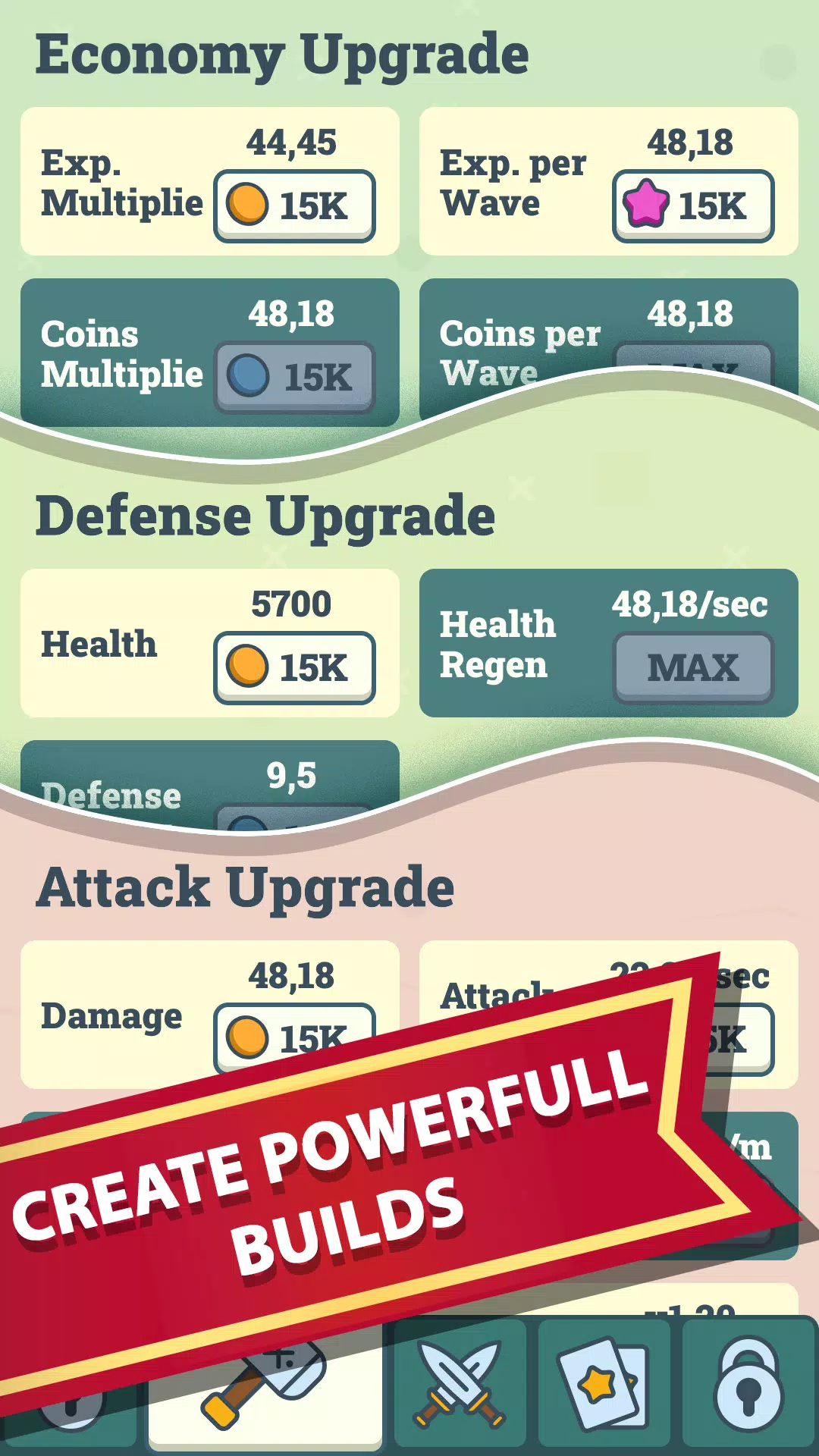 Idle Defender Captura de tela 2