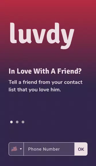 luvdy - Anonymous Dating Among Friends應用截圖第1張