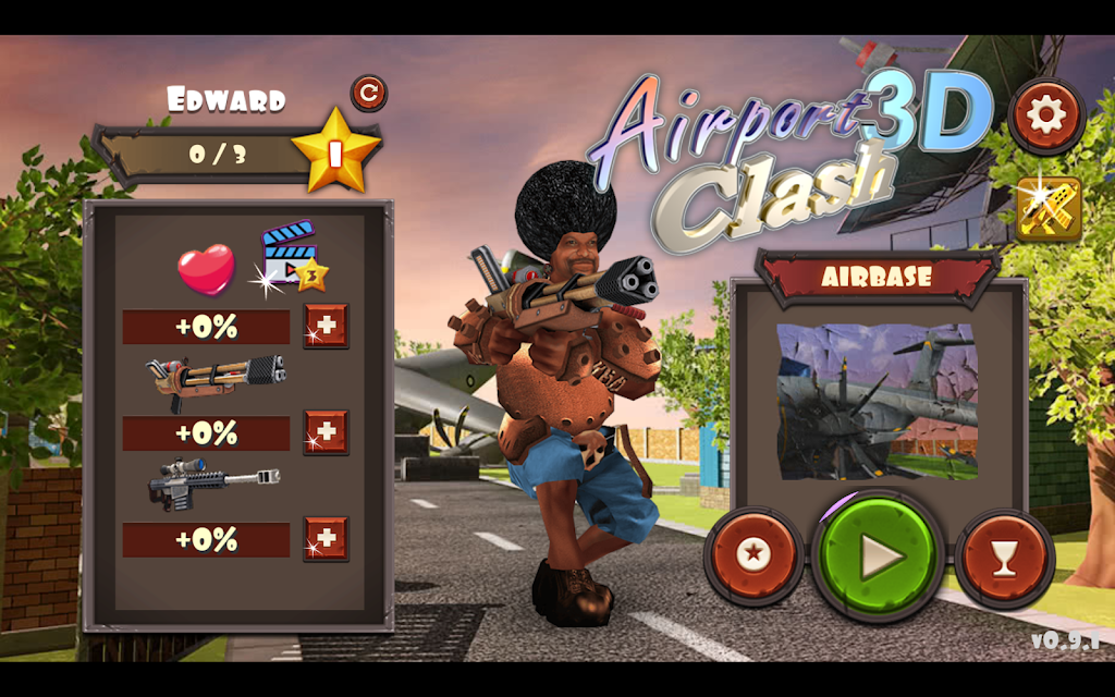 Airport Clash 3D - Minigun Sho স্ক্রিনশট 1