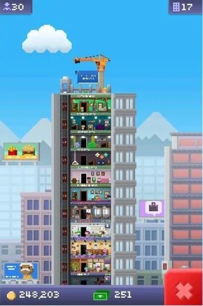 Tiny Tower Mod ဖန်သားပြင်ဓာတ်ပုံ 1