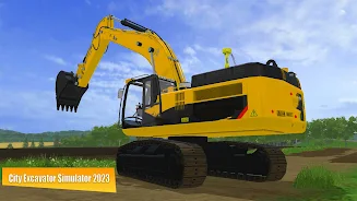 City Excavator Simulator 2023 Captura de pantalla 1