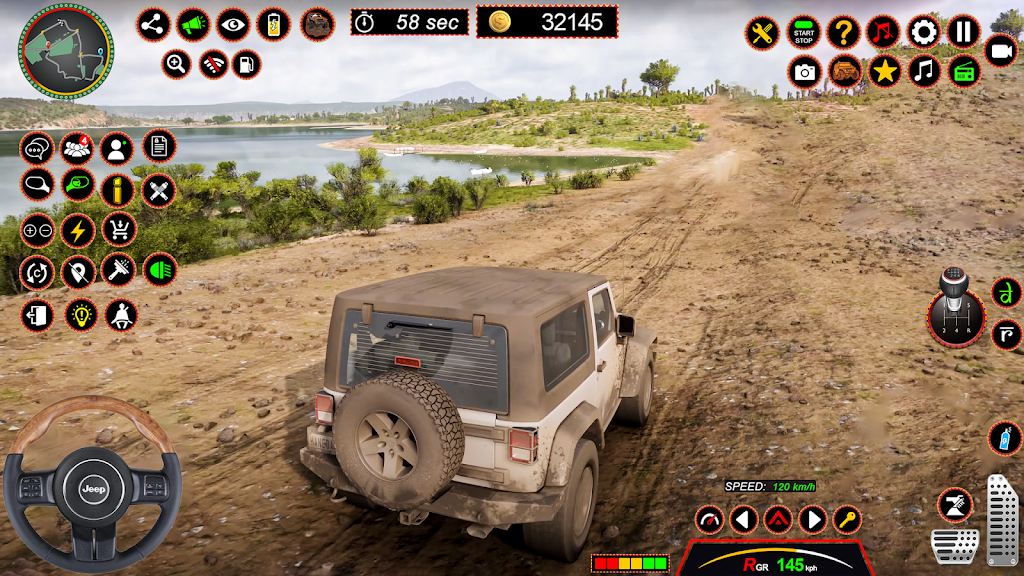 4x4 Jeep Driving Offroad Games スクリーンショット 3