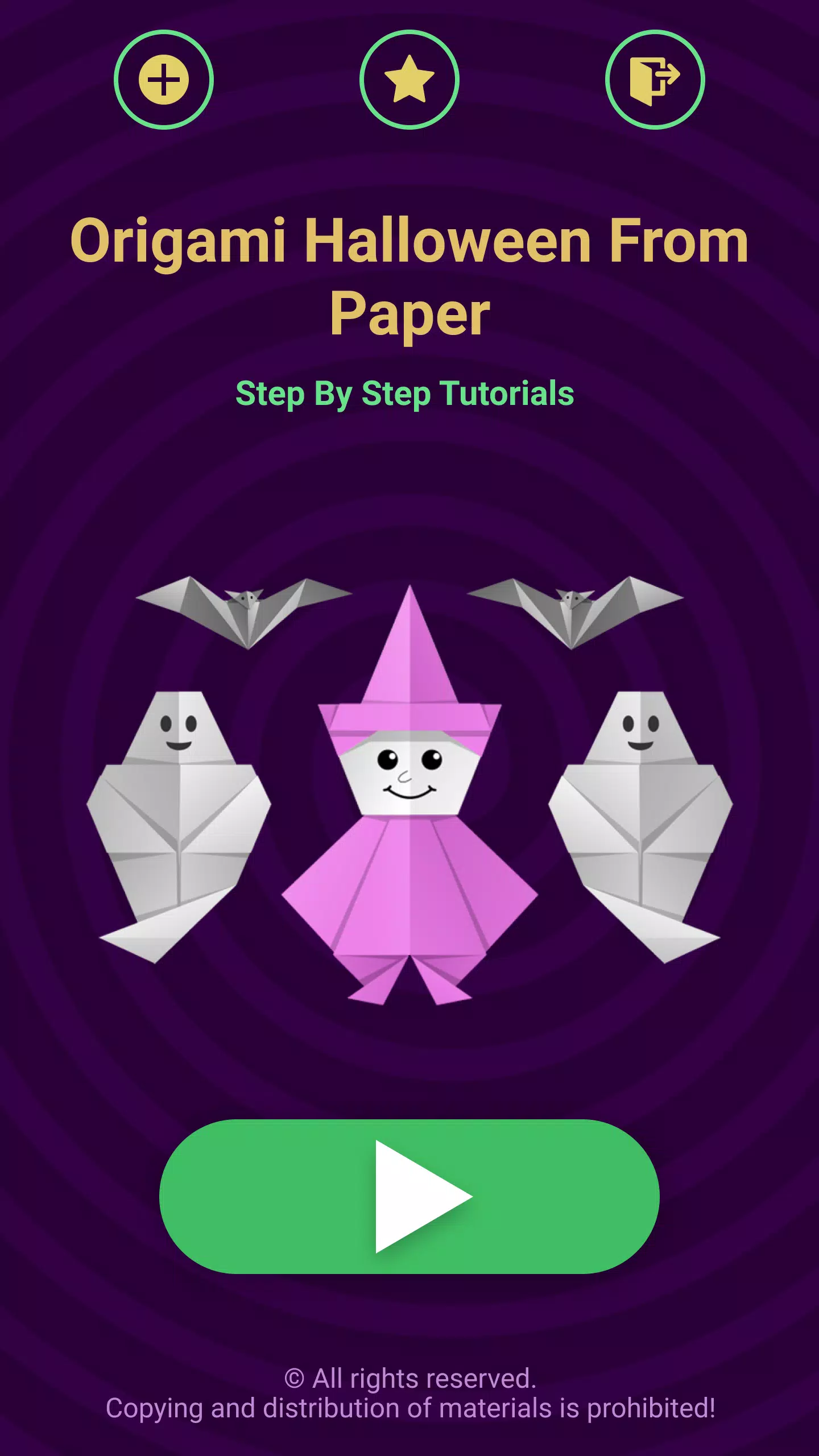 Origami Halloween スクリーンショット 2