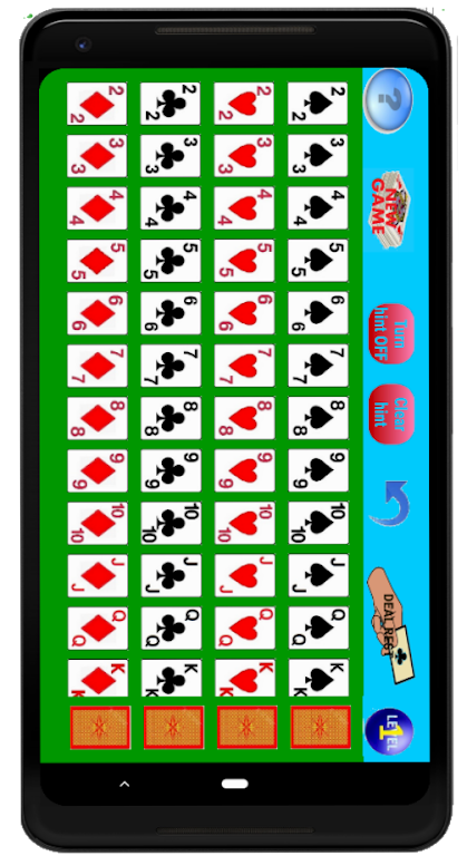 Differerent Solitaire game स्क्रीनशॉट 2