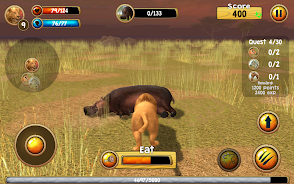 Wild Lion Simulator 3D Скриншот 4