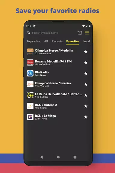 라디오 콜롬비아 라이브 스크린샷 1