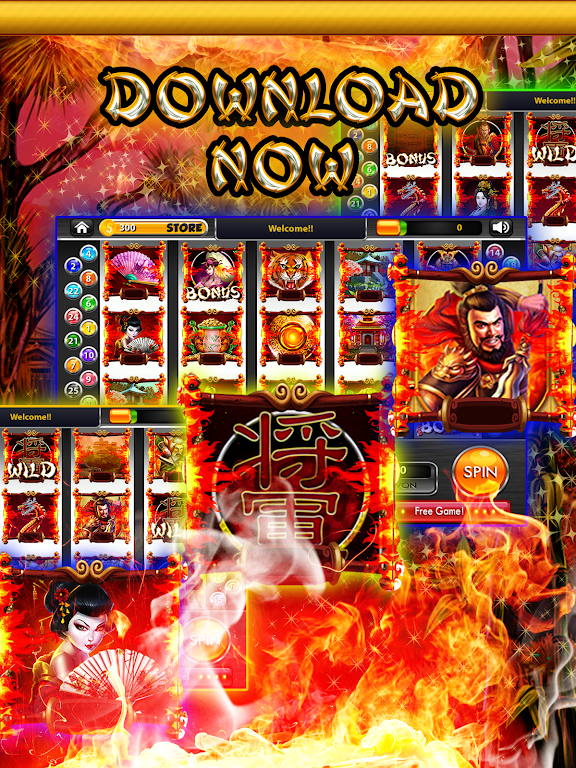 Blazing Samurai Slots – Free Screenshot 2