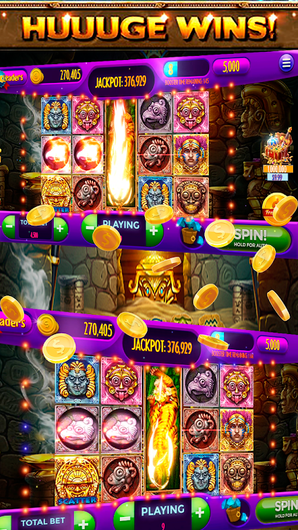 Slots! Azetc Gold Treasures Vegas Slot machines Captura de pantalla 3