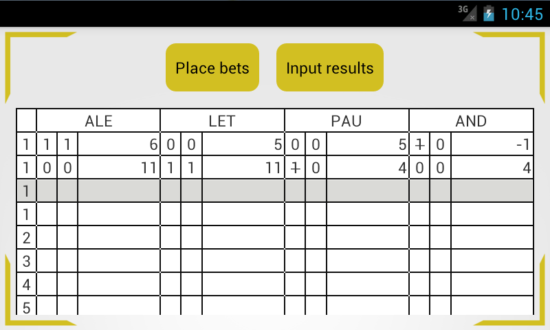 Whist Score स्क्रीनशॉट 3