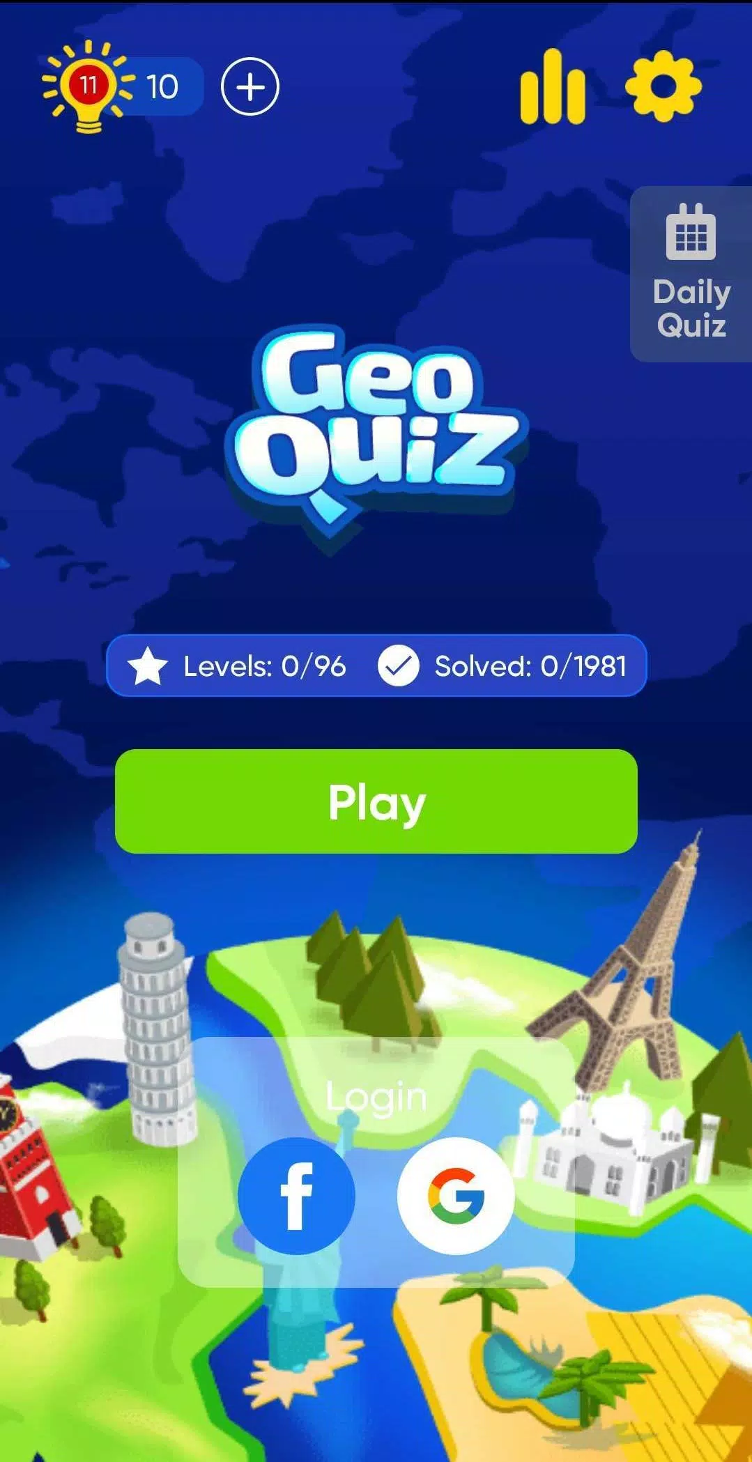 Geo Quiz Captura de pantalla 1