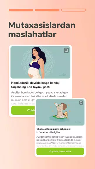 Lalu - Homiladorlik maktabi Zrzut ekranu 4