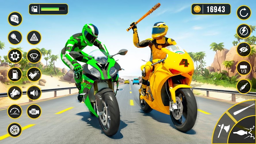 Schermata Moto Attack - Bike Racing Game 2