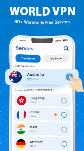 Schermata World VPN 3