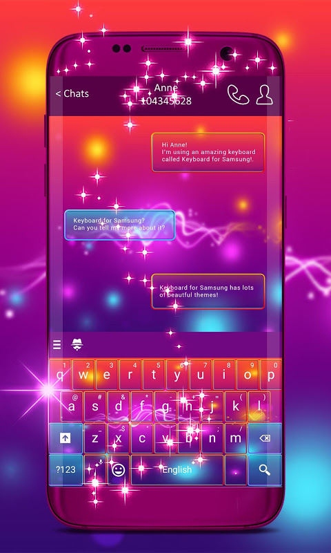 Keyboard Theme for Samsung Captura de pantalla 1