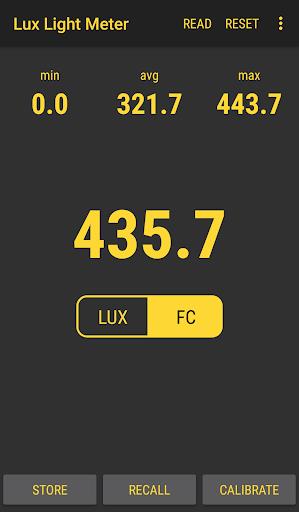 Lux Light Meter Pro স্ক্রিনশট 4