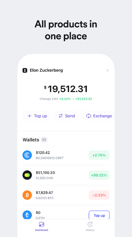 SPACE iZ Wallet ဖန်သားပြင်ဓာတ်ပုံ 4