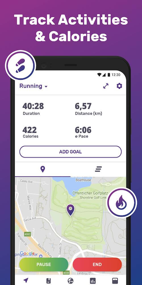 Corrida e Caminhada - FITAPP Captura de tela 2