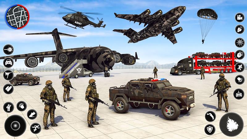 Army Transport Vehicles Games Captura de pantalla 3