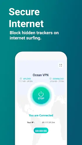 Ocean VPN - Secure VPN Proxy Screenshot 1