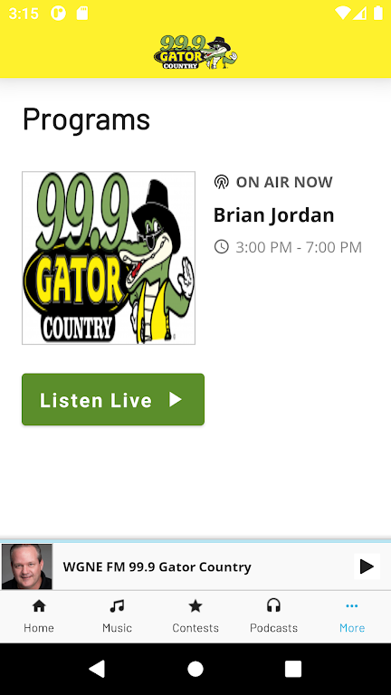 99.9 Gator Country Captura de tela 4