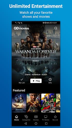 GoMovies: Watch Movies & Shows ภาพหน้าจอ 1