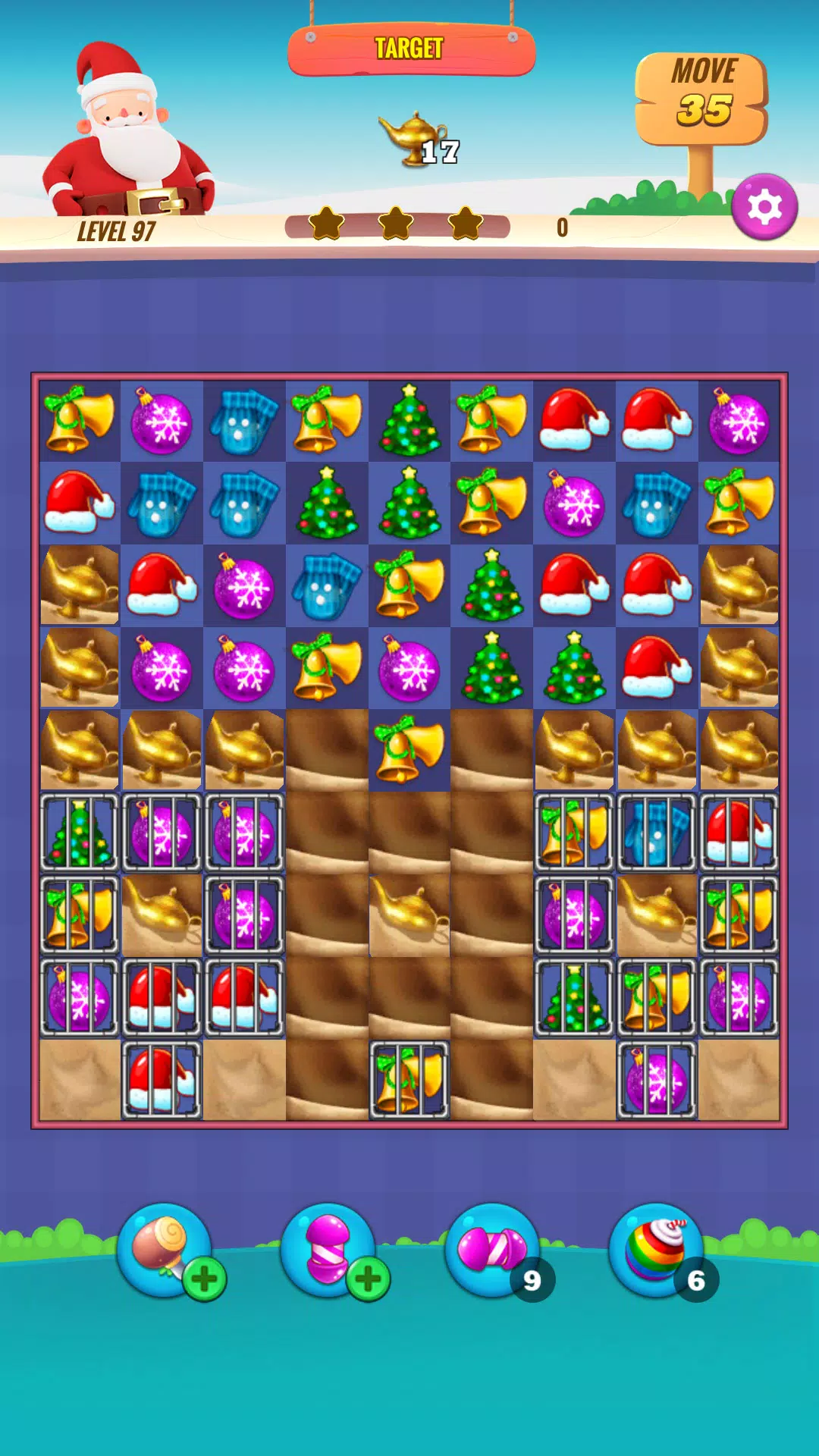 Christmas NewYear Match Game Скриншот 4
