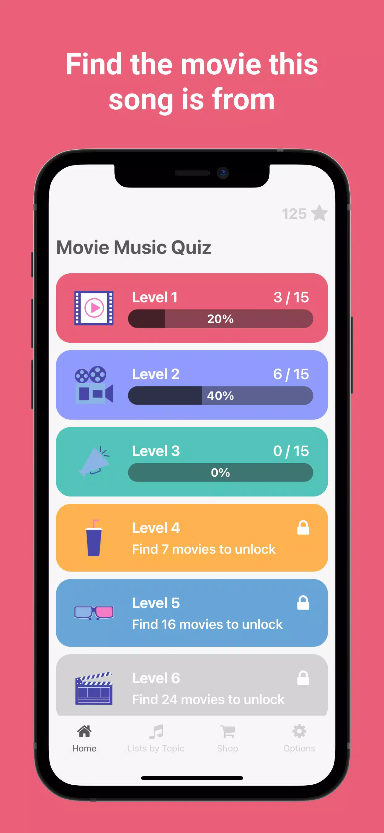Movie Music Quiz应用截图第1张