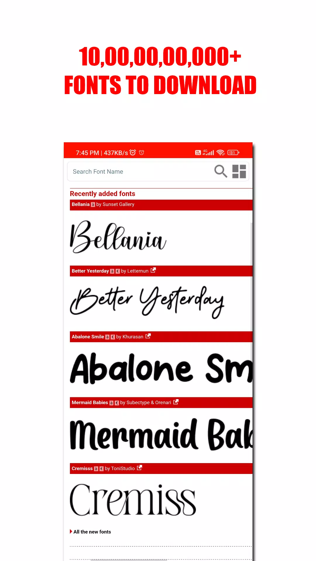 DA FONT'S Screenshot 2