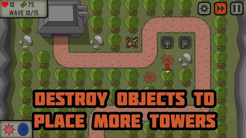 Tactical War: Tower Defense Tangkapan skrin 3