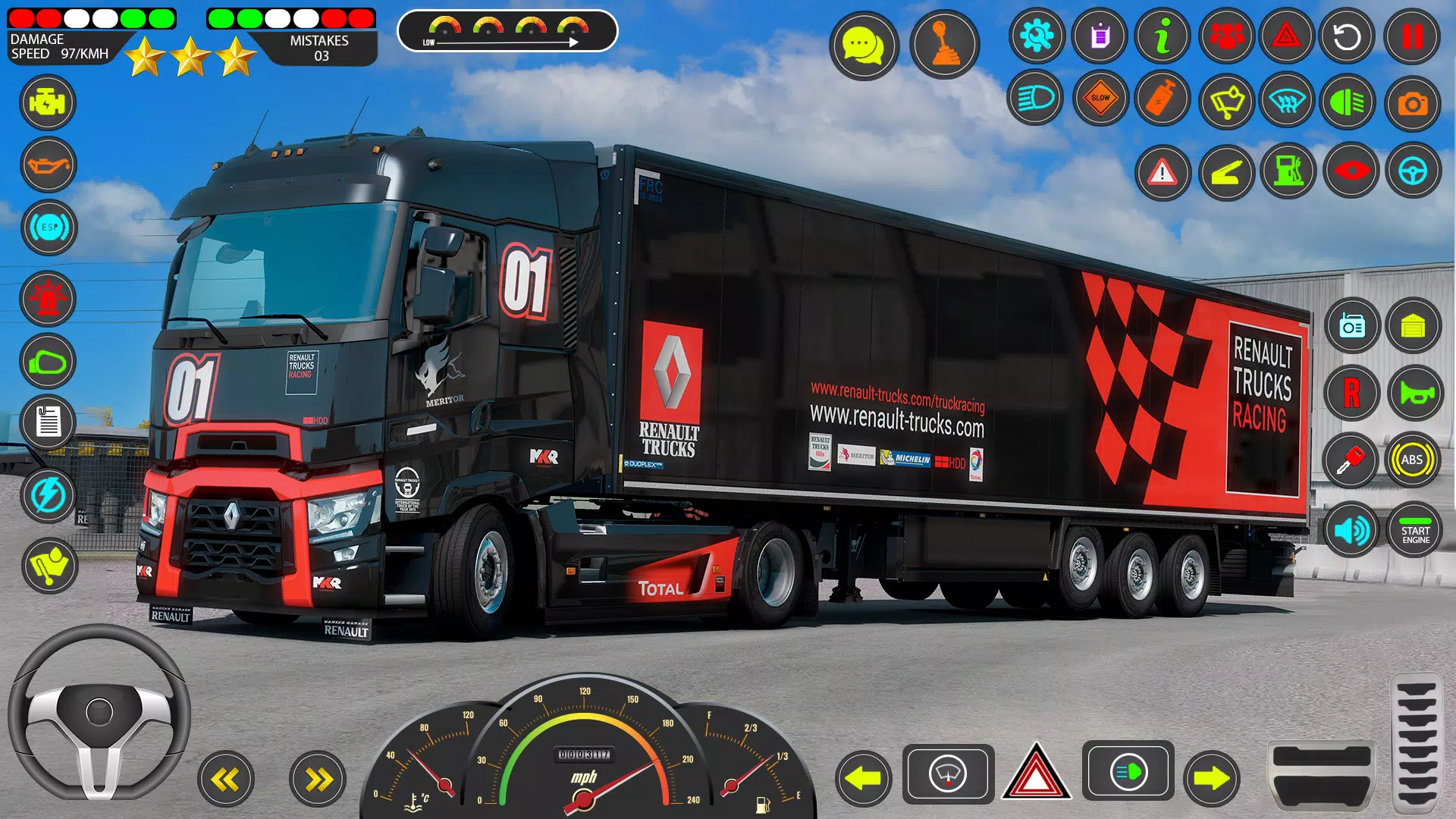 Euro Truck Games Sim 3d Schermafbeelding 4