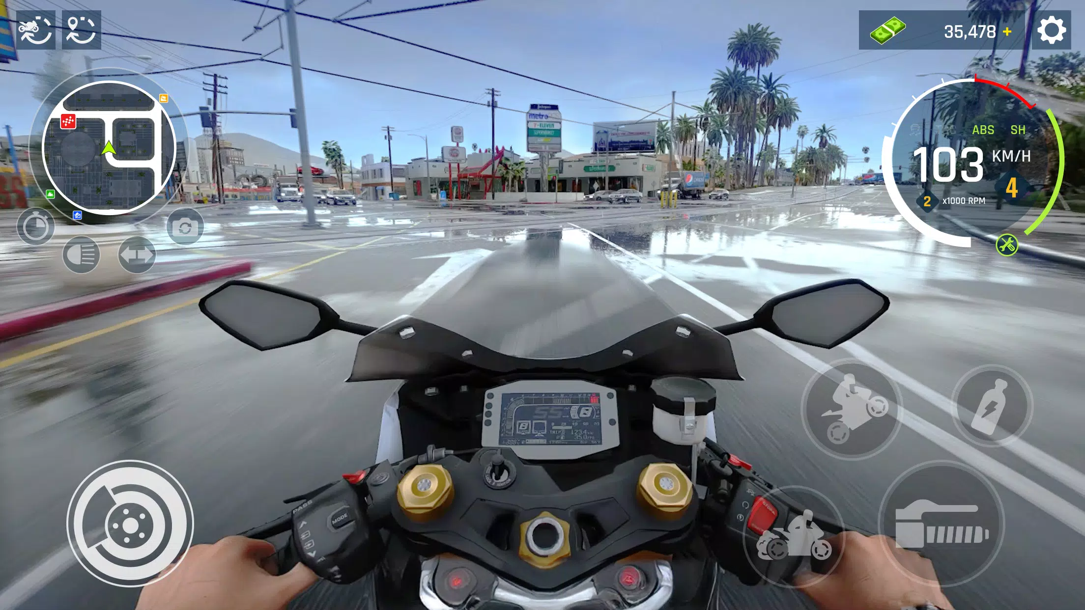 Real Moto Driving Скриншот 2