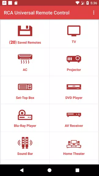 RCA Universal Remote Capture d'écran 1