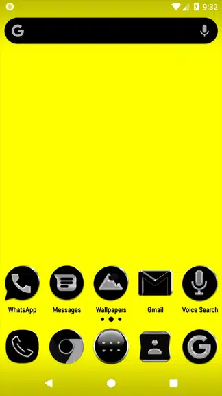 Black Icon Pack Ekran Görüntüsü 1