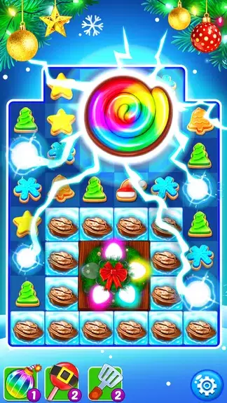 Christmas Cookie: Match 3 Game স্ক্রিনশট 2