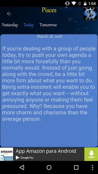 Aleksey Daily Horoscope Screenshot 3