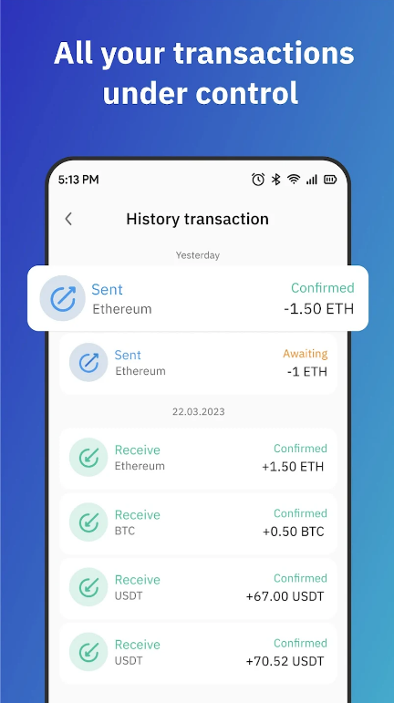 IronWallet Cold Crypto Wallet Screenshot 1