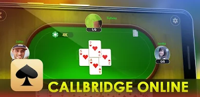 Call Bridge Card Game - Spades Captura de tela 1