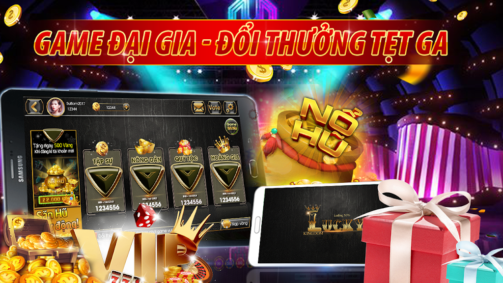 Slot - Vuong quoc lucky, Game Danh Bai Doi Thuong Ảnh chụp màn hình 3