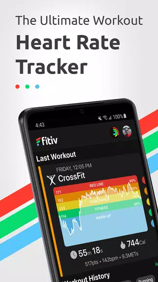 FITIV Pulse Heart Rate Monitor Schermafbeelding 1