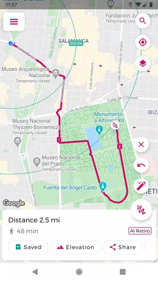 Just Draw It! - Route planner  Screenshot 2