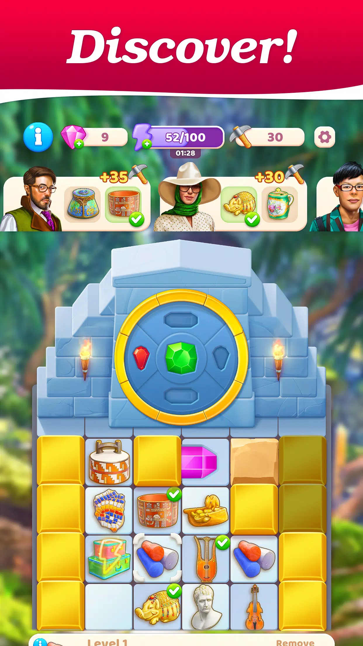 Merge Treasure Hunt－Match game 스크린샷 2