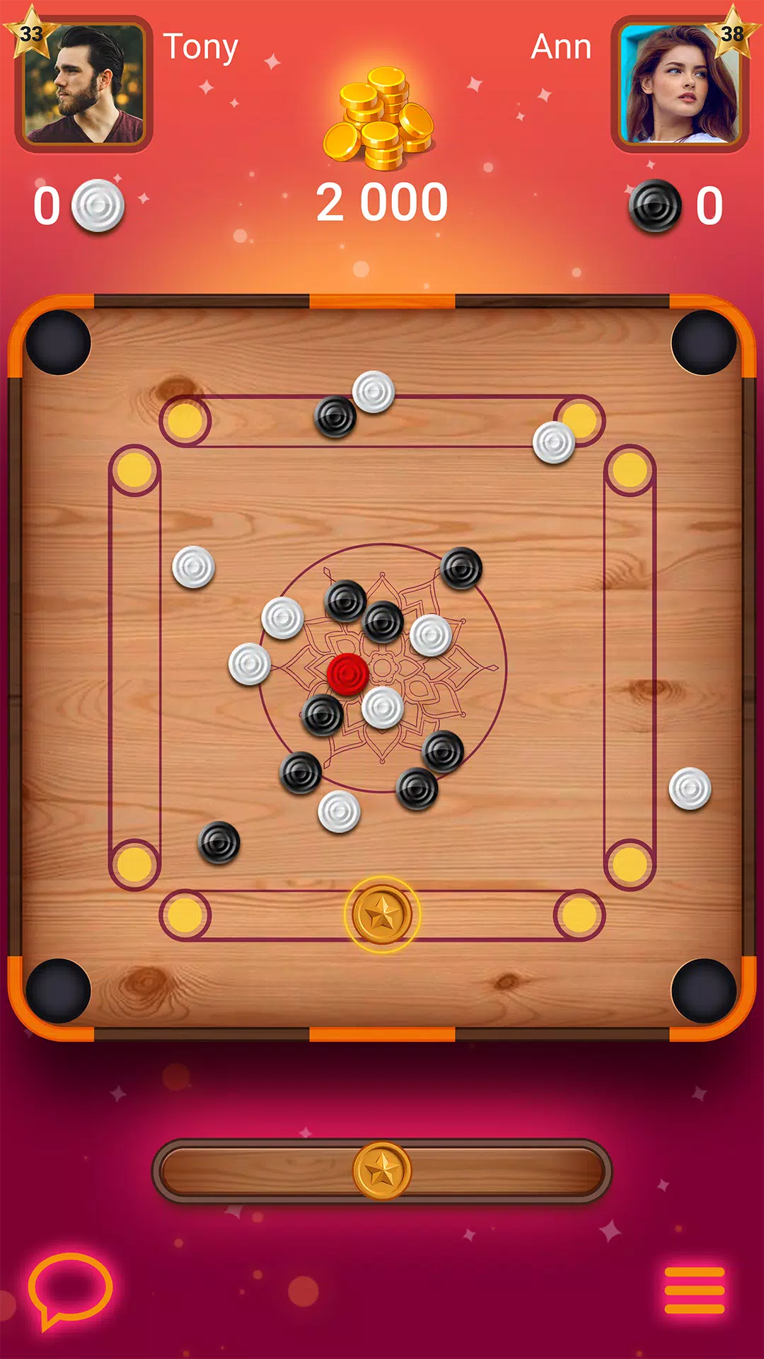 Carrom Lure - Disc pool game स्क्रीनशॉट 2