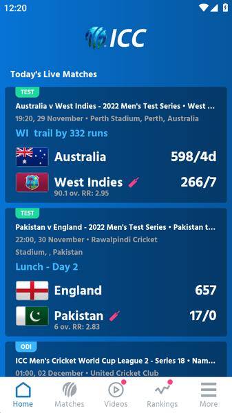 ICC Men’s T20 World Cup スクリーンショット 1