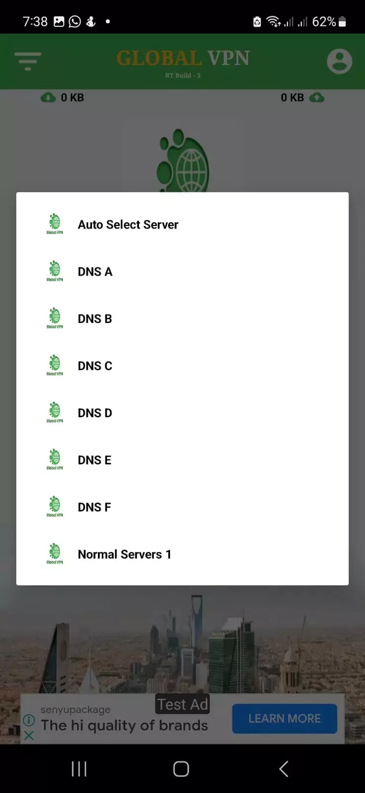 Global VPN Captura de pantalla 1