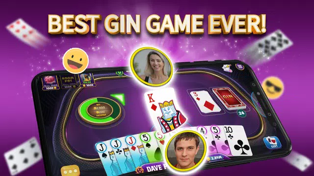 Gin Rummy Elite: Online Game Screenshot 1