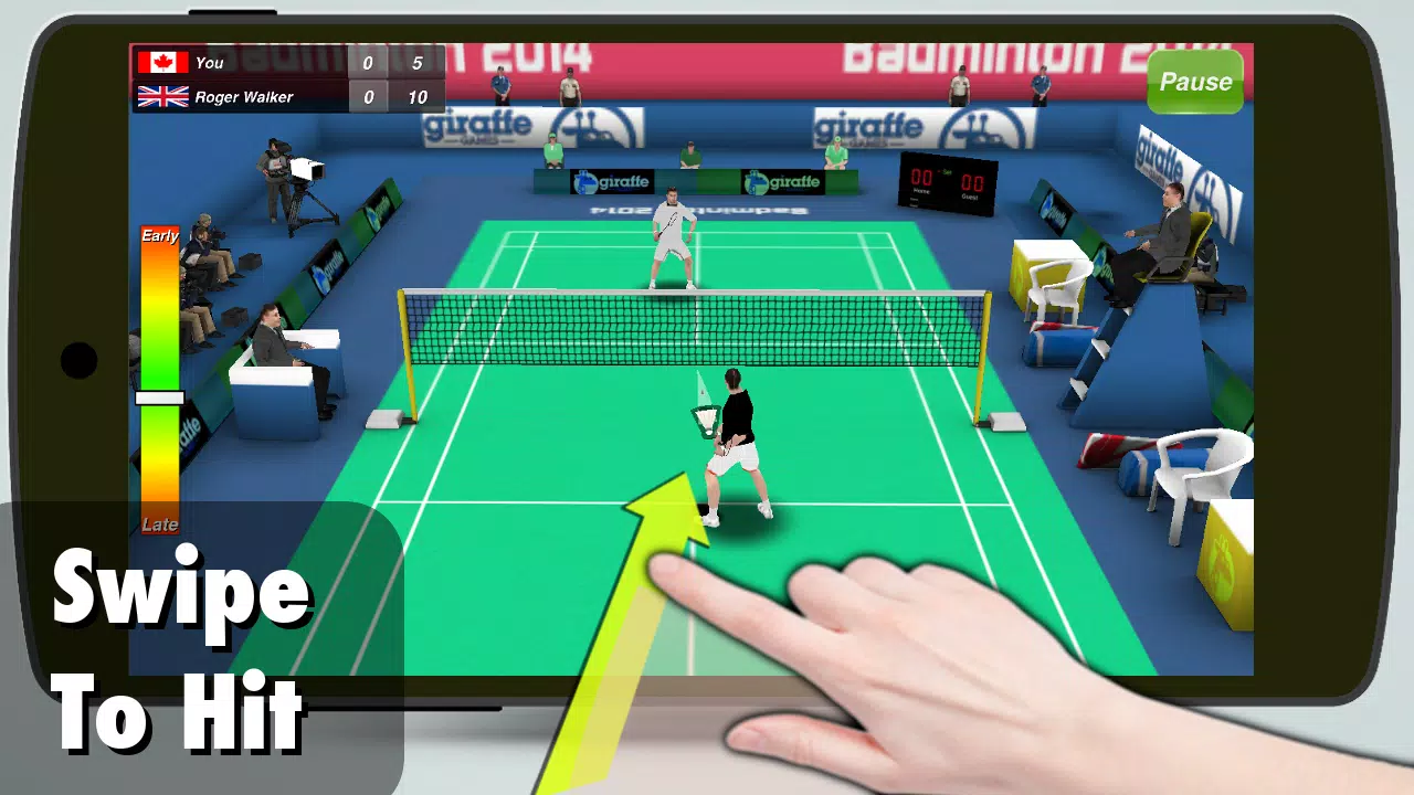 Badminton 3D Captura de pantalla 1