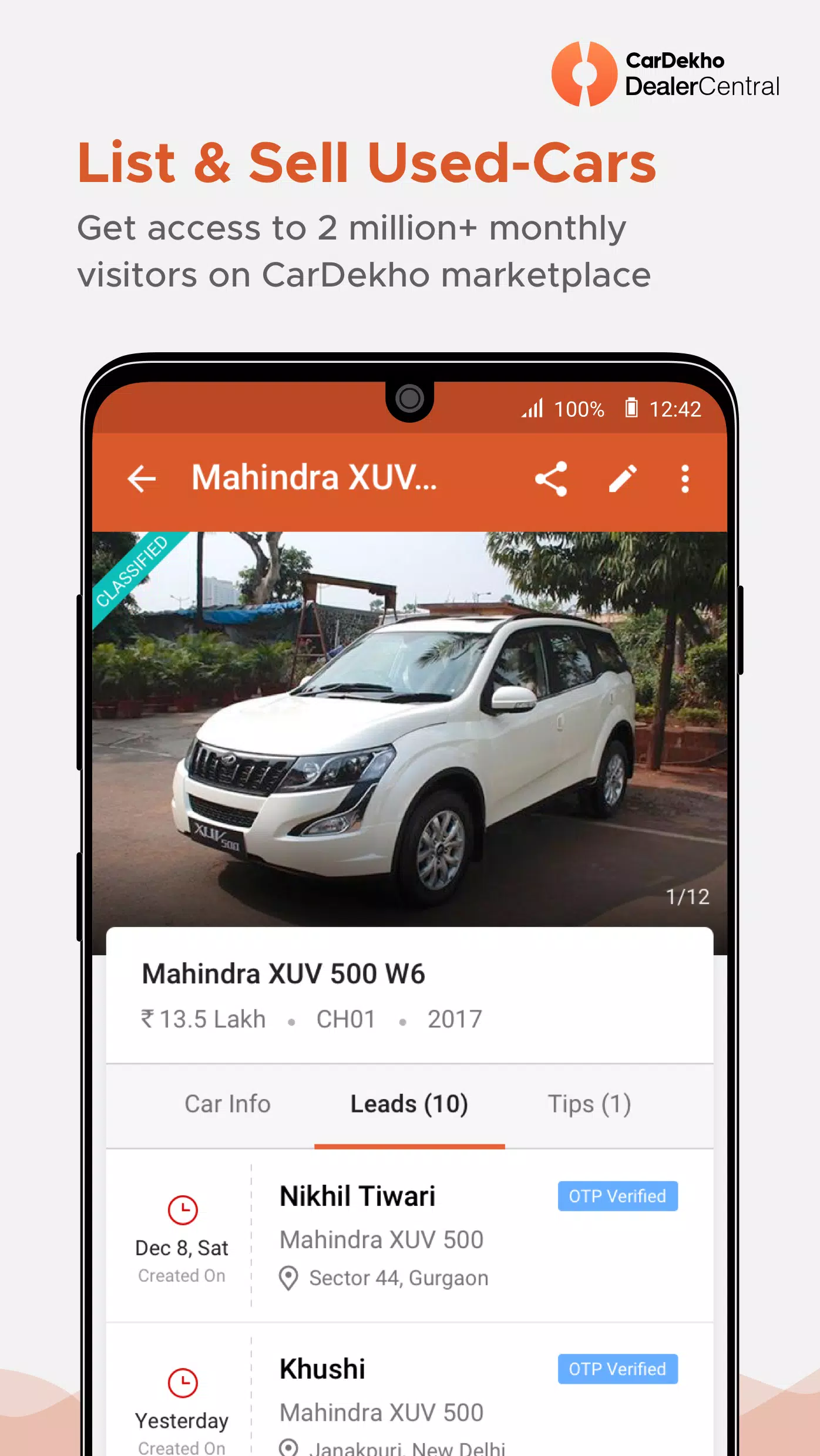 CarDekho DealerCentral Tangkapan skrin 2